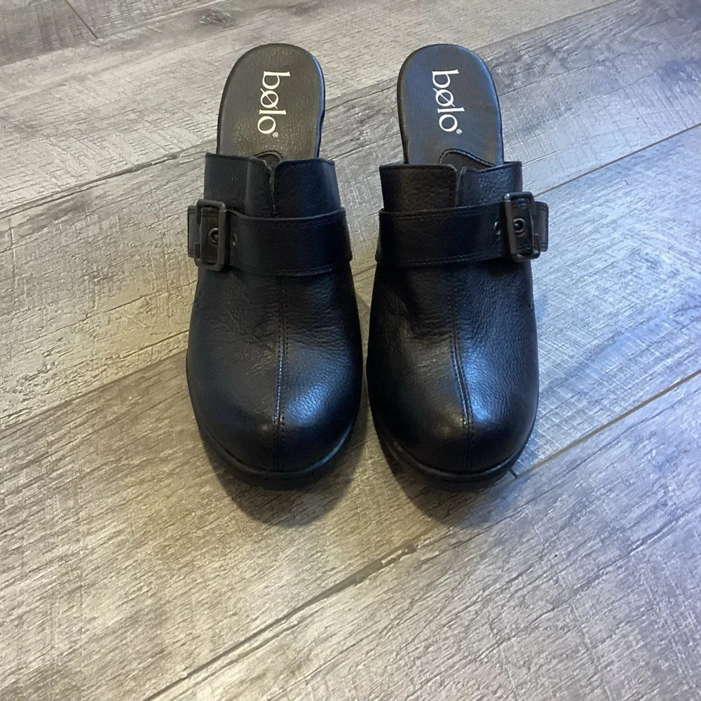 Bolo By Born Heeled Mules Size 9